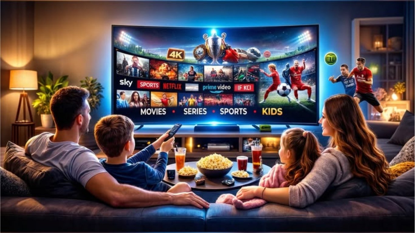 What IPTV subscriptions include premium entertainment channels? | BestukIPTV.info